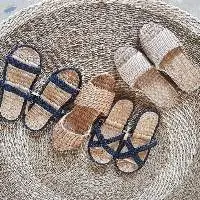 Water Hyacinth Slippers Sandals Made in Vietnam