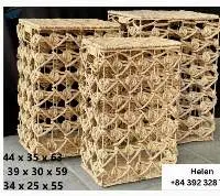 New Design Water Hyacinth Storage Basket