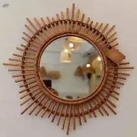 Stylish Rattan Mirror For Decorative