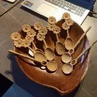 Hot Seller Stylish Carved Wooden Spoon