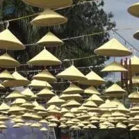 Bamboo Palm Leaf Conical Hat