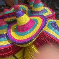 Rustic Mexican Straw Hat