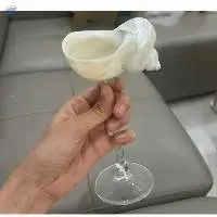 SEASHELL WINE GLASS