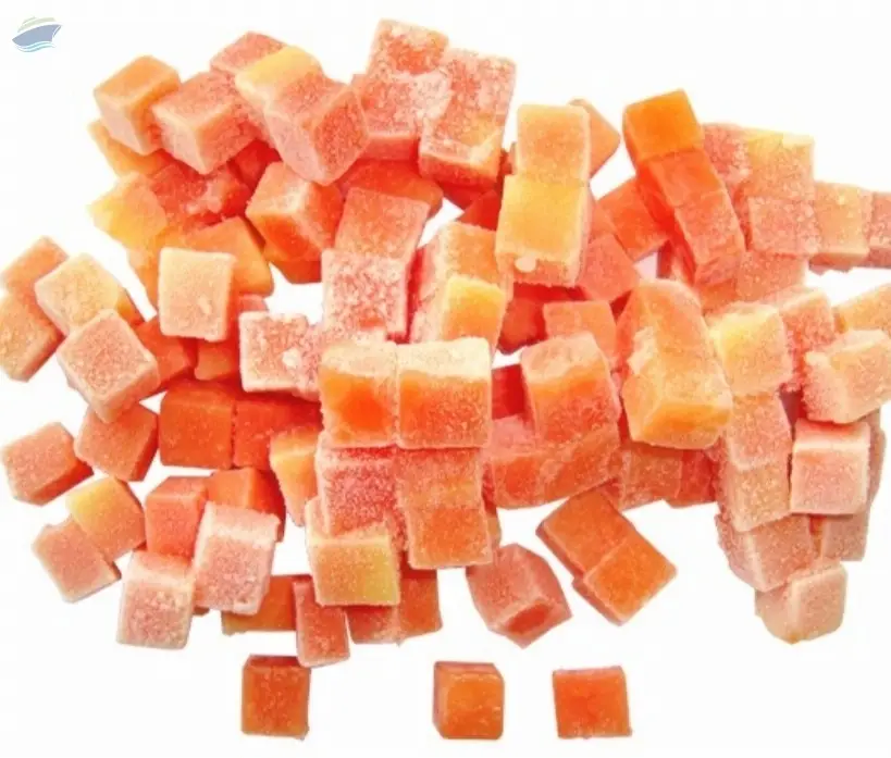 Frozen Papaya Dices