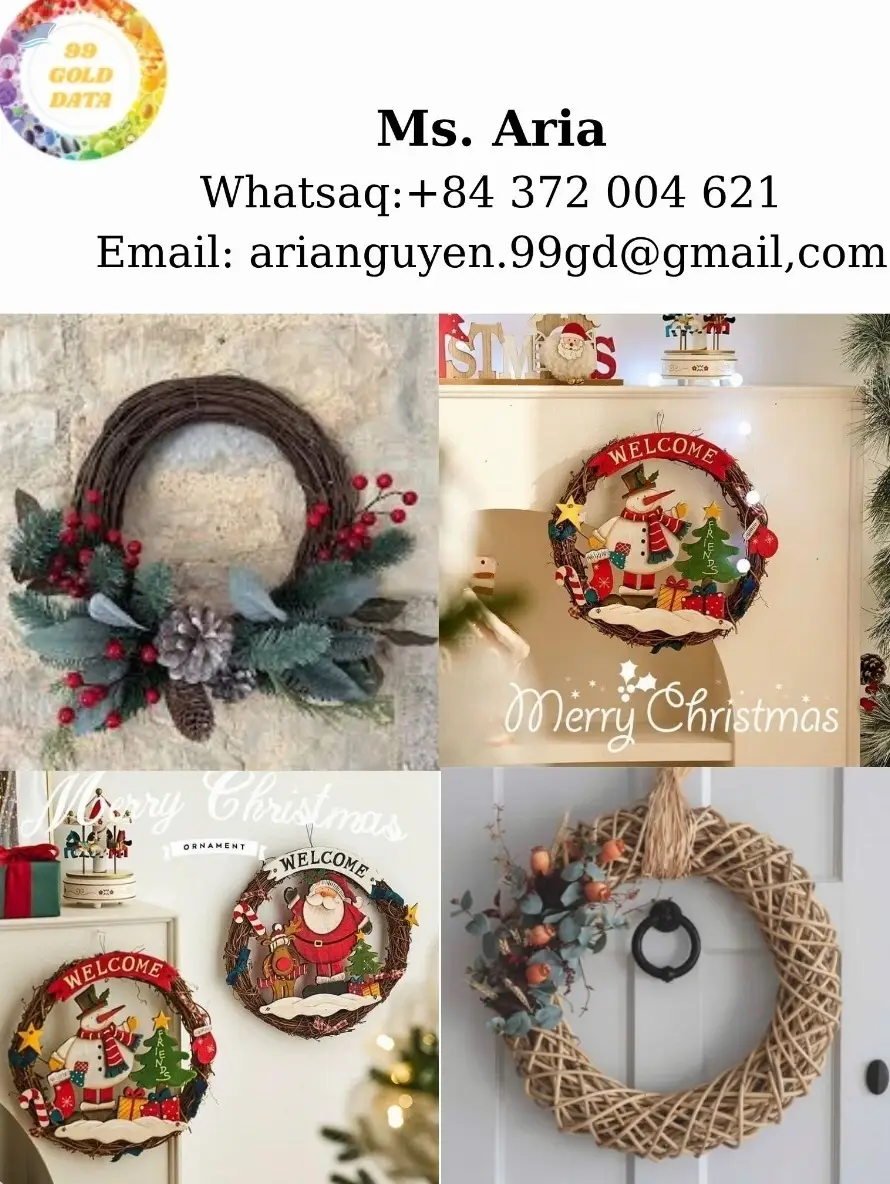 Christmas Wreath Rattan