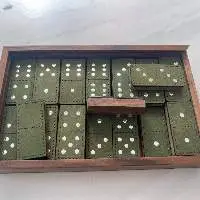 Wooden Chess Domino Box