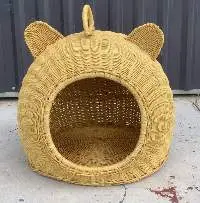Handmade Rattan Pet Bed