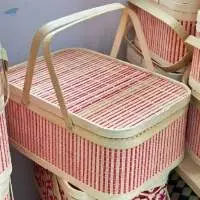 Bamboo Picnic Basket