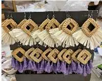 Rattan Earrings