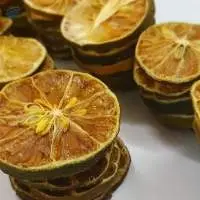 Dried lime sliced