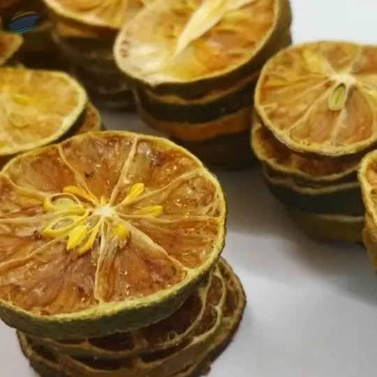 Dried lime sliced