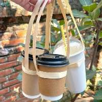 Bamboo Cup Holder