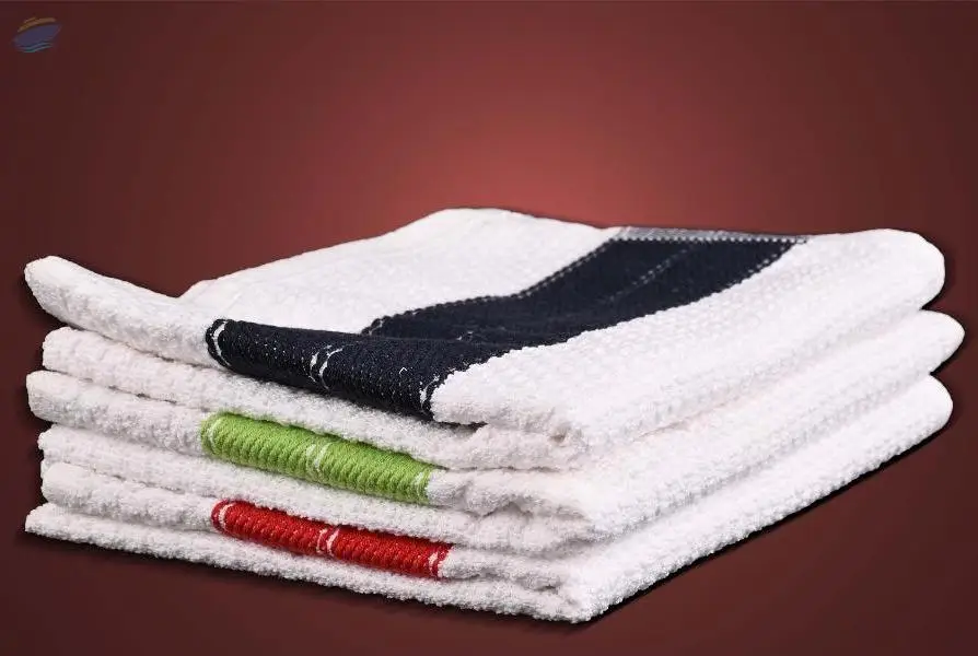 Border Button Terry Towel