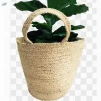 Natural Braided Jute Basket