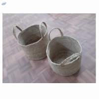 Natural Braided Jute Basket