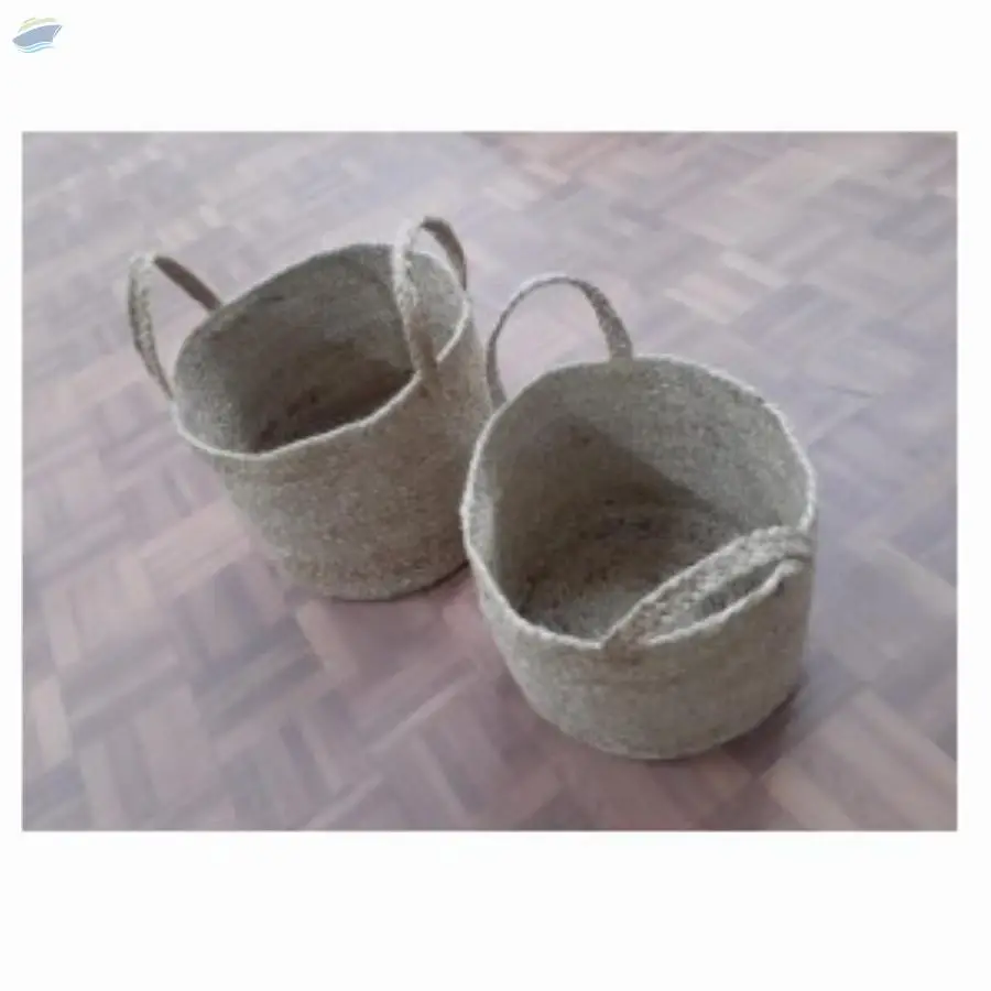 Natural Braided Jute Basket