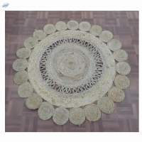Natural Braided Jute Rug (4 X 4 Feet)