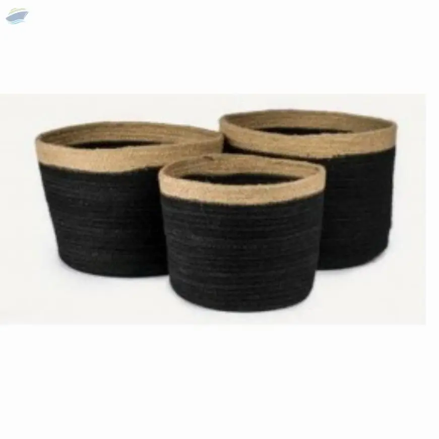 Natural Braided Jute Basket