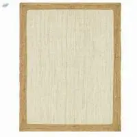 Natural Braided Jute Rug With Jute Border