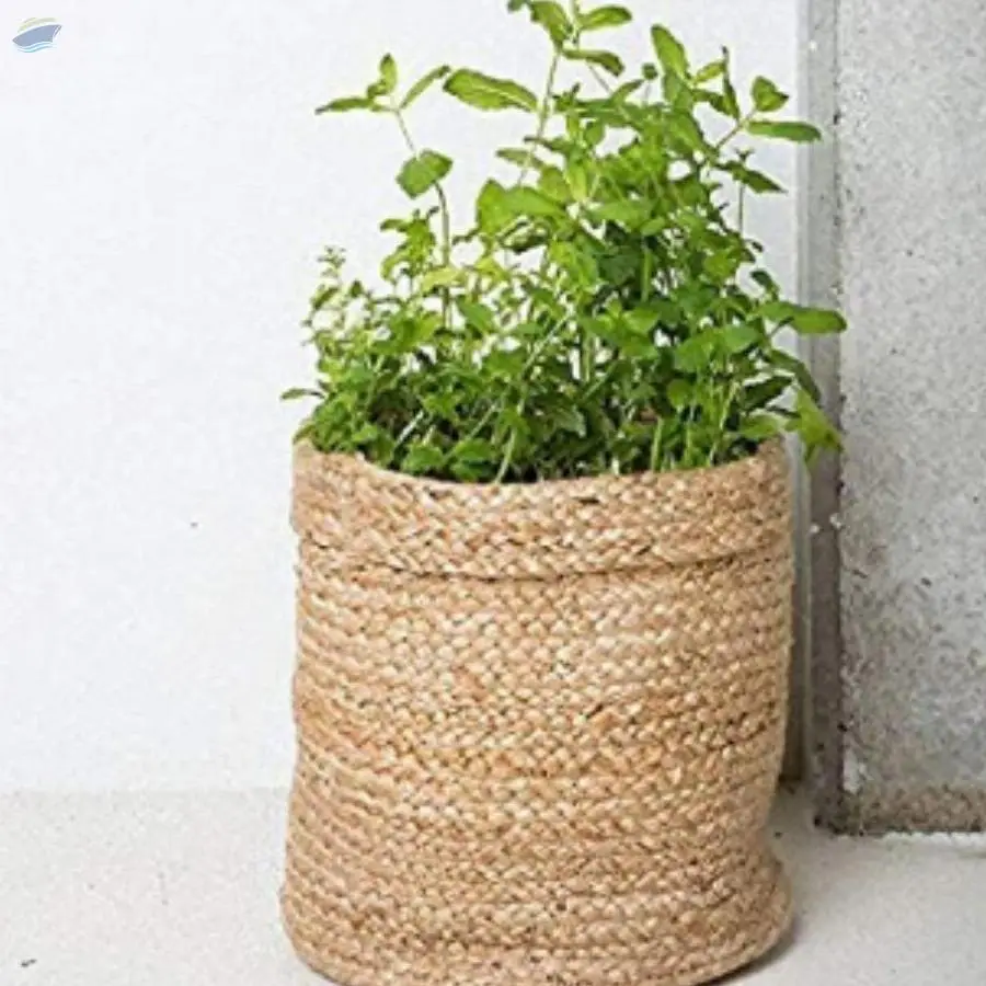 Natural Jute Handcrafted Woven Storage Basket