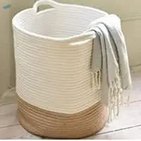 Cotton Handcrafted Woven Storage Basket