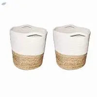 Cotton Handcrafted Woven Storage Basket
