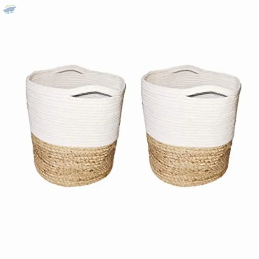 Cotton Handcrafted Woven Storage Basket