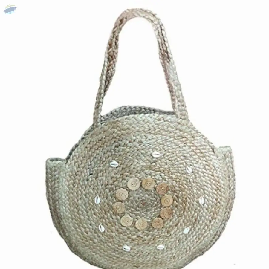 Handloom Eco-Friendly Casual Round Handbag