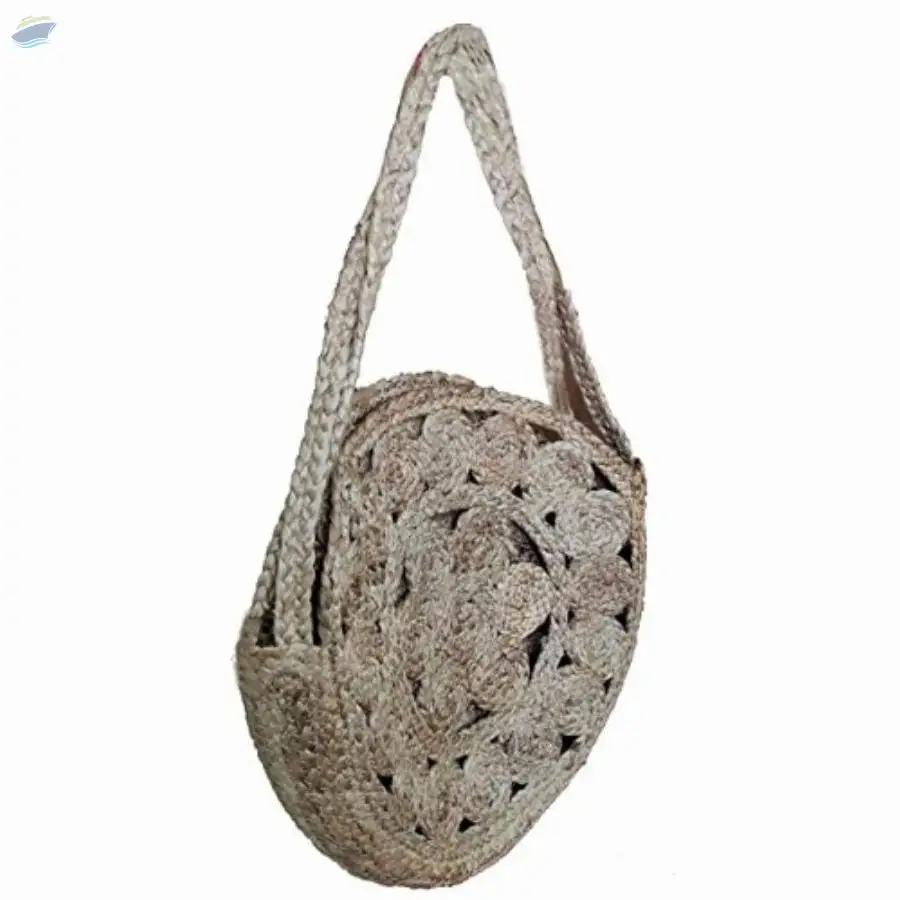Handloom Eco-Friendly Casual Round Handbag