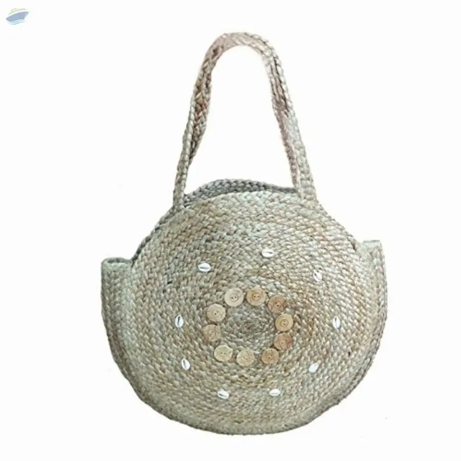 Handloom Eco-Friendly Casual Round Handbag