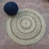 Venn Designn Round Jute Rug