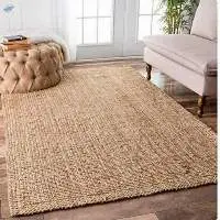 Venn Designn Rectangle Jute Rug Carpet