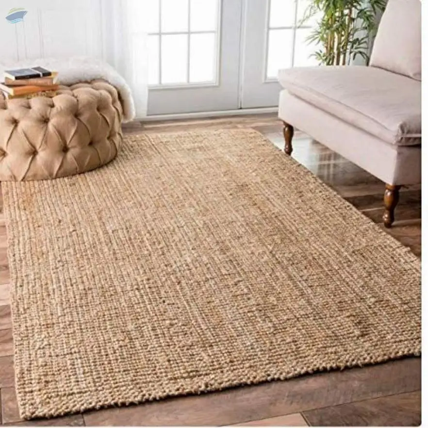Venn Designn Rectangle Jute Rug Carpet