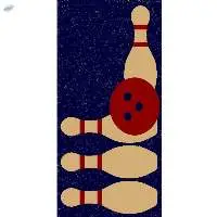 Home Bowling Style Kids Carpet