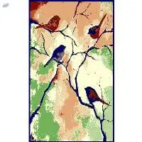 Home Birds Kids Carpet