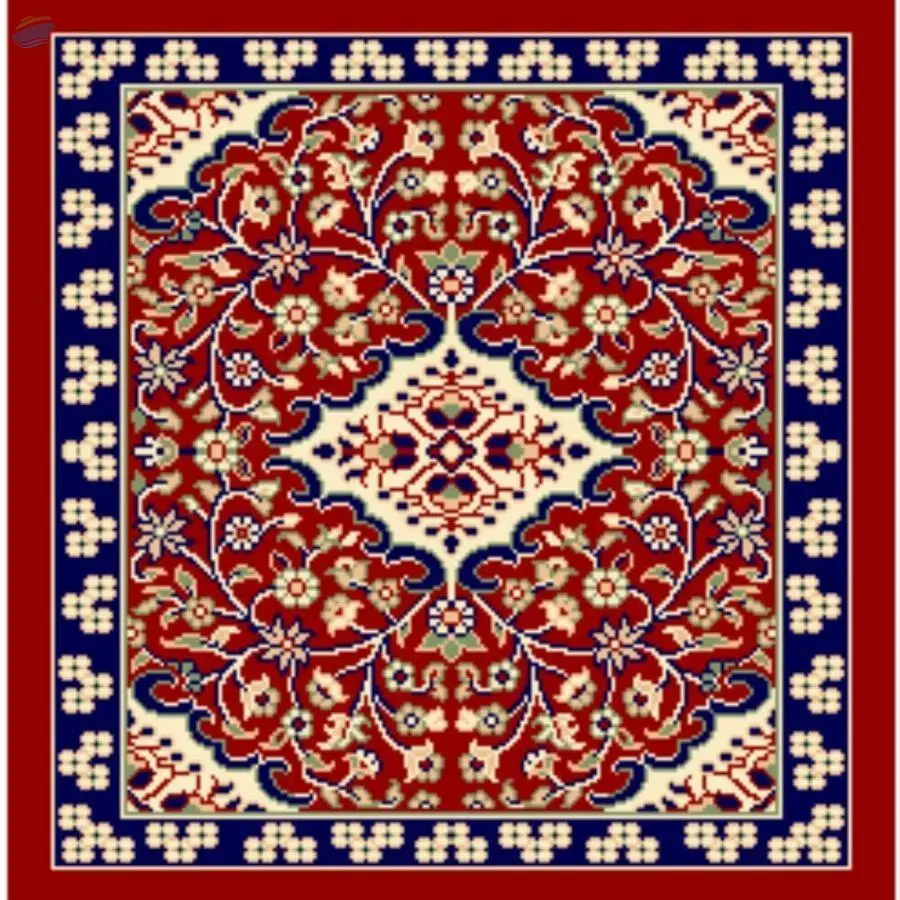 Home Office Design Bravo Floor Mat Maroon