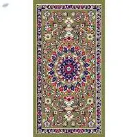 Home Office Design Asav Floor Mat Green
