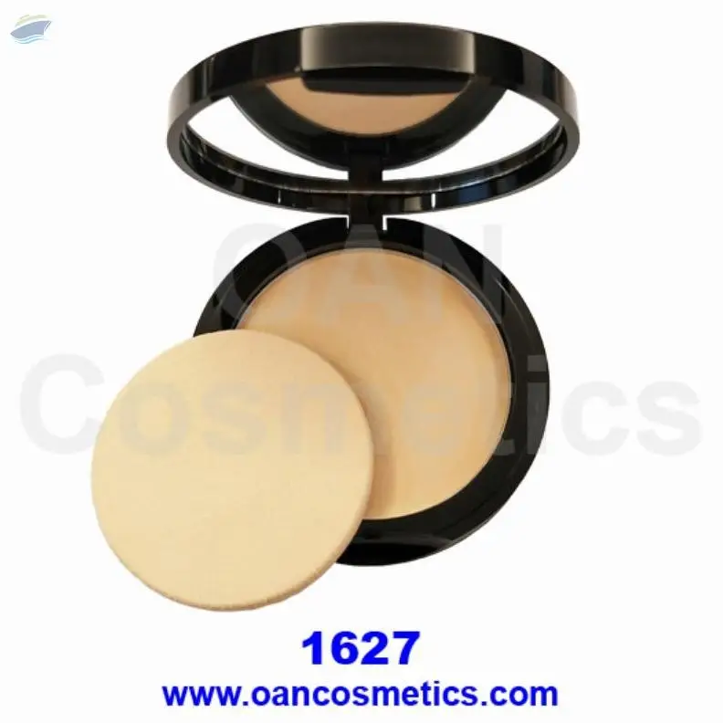 Round Foundation Pressed Powder With Sponge