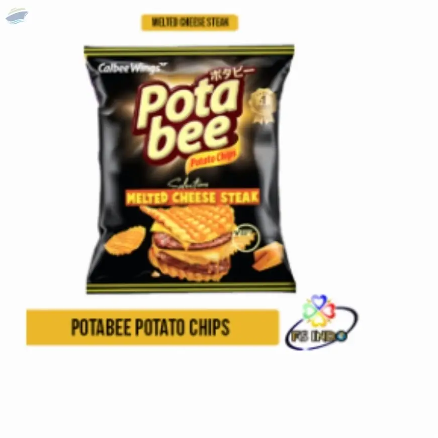 Potabee Potato Chips Melted Cheese Steak