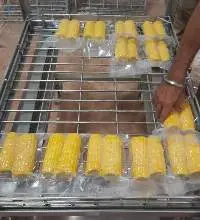 Corn On Cob In Vacuum Packed Pouch