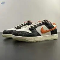 Dunk Sb Low Halloween Black And White Orange