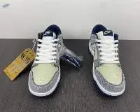 Unlon x SB Dunk Low White And Blue Color