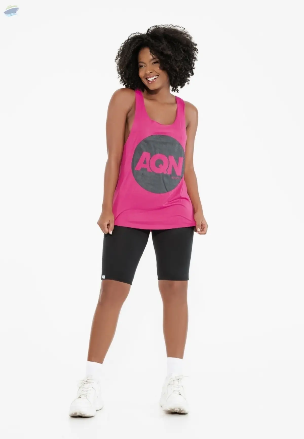 AQN SPORT SILK FITNESS TANK TOP - PINK