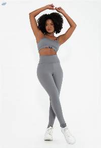 LEGGING GRACE GRAY ZERO TRANSPARENCY - GRAY