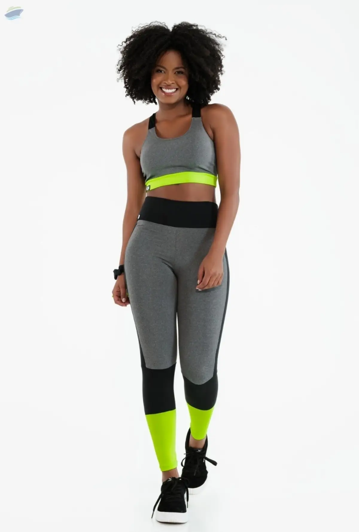 HOPE NEON GREEN SET - GRAY, BLACK AND GREEN