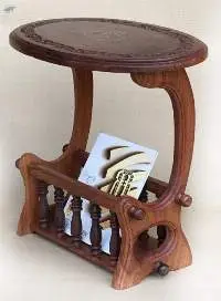Wooden Furniture Table Magazine Accessories
