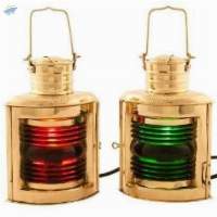 Antique Brass Port And Starboard Oil Lalten 12