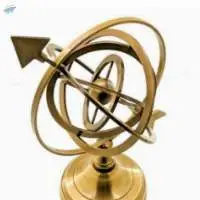 Antique Maritime Brass Armillary  Globe Sphere