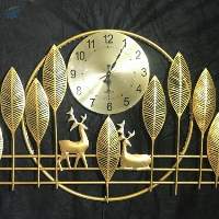 Metal Wall Decor Clock