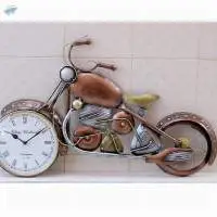 Iron Wall Clock Bike